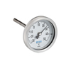Thermomètre bimétallique fig. 693 aluminium/verre R80 longueur de plonge inox 63 mm plage de mesure 0 - 120 °C